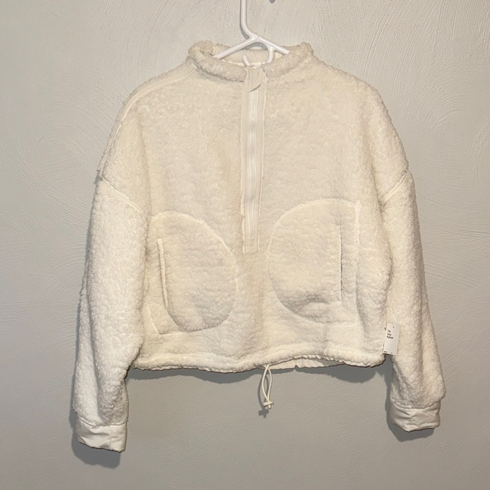 SO Cream Sherpa Pullover